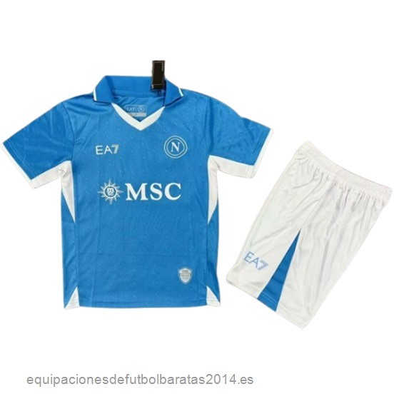 Nuevo 1ª Conjunto De Niños Napoli 24/25 Azul Baratas